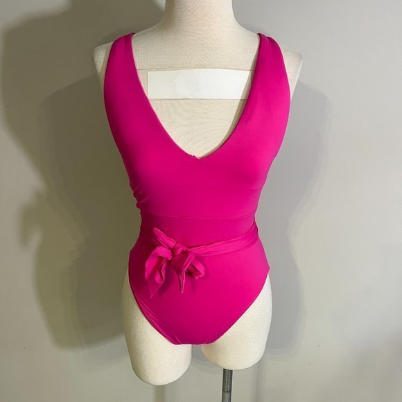 BECCA Color Code Belted One-Piece Swimsuit - Picture 8 of 10